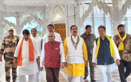 सनातन के ध्वजवाहक बने डॉक्टर नरोत्तम मिश्रा ने प्रदेश के हर अंचल के नेताओं को एक मंच में किया एकत्रित