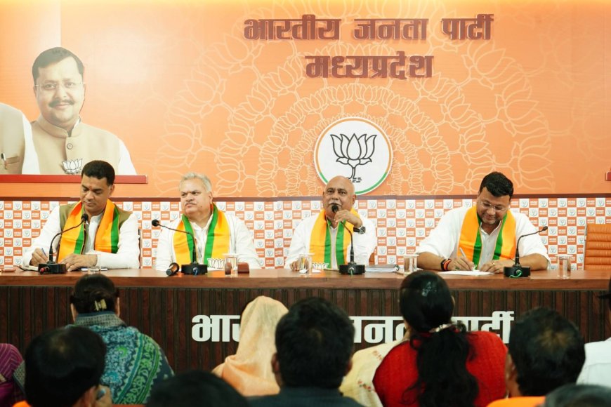 ऐक्शन मोड पर बीजेपी अध्यक्ष हेमंत खंडेलवाल जिला प्रभारियों के साथ बैठक कर अगले तीन साल का बनाया मास्टर प्लान