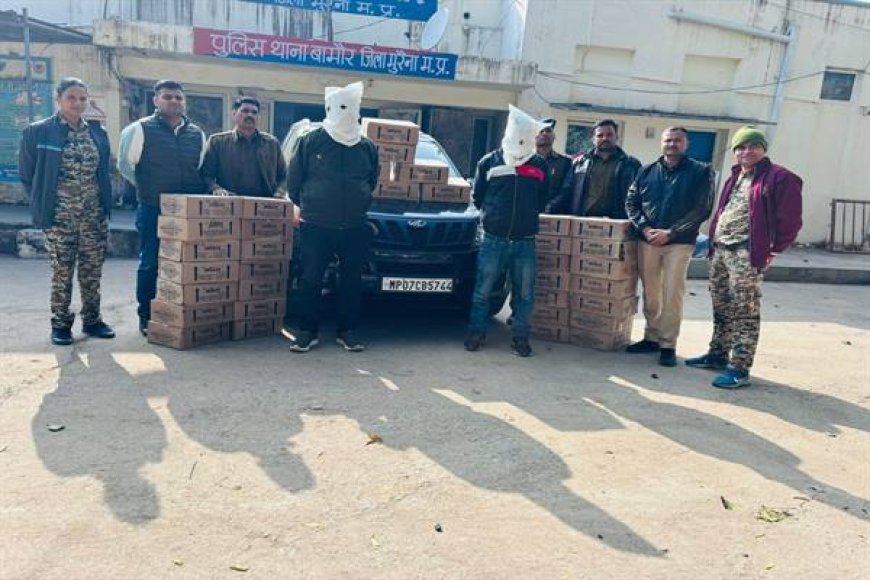 शराब और माफियाओं के खिलाफ पुलिस का 'ऑपरेशन प्रहार' विभिन्न जिलों से 83 लाख से अधिक की शराब और वाहन हुए जब्त