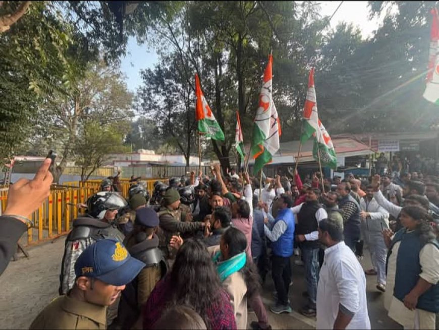 'ब्राह्मणों' के अपमान पर मौन कांग्रेस आदिवासियों के अपमान पर भाजपा को दिखाएगी 'औकात'