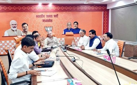 भाजपा के प्रशिक्षण महाअभियान की गति को बढ़ाने के निर्देश क्षेत्रीय संगठन महामंत्री अजय जामवाल ने की बैठक