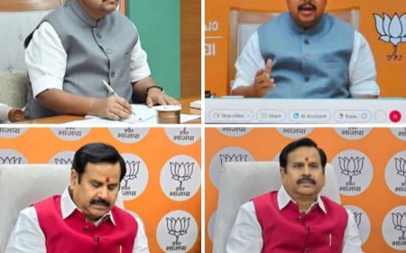 'अपडेट वर्जन' के साथ मैदान में नजर आएगी बीजेपी राष्ट्रीय अध्यक्ष नितिन नबीन ने बताया प्रदेश प्रभारी महेन्द्र सिंह को 'फार्मूला'