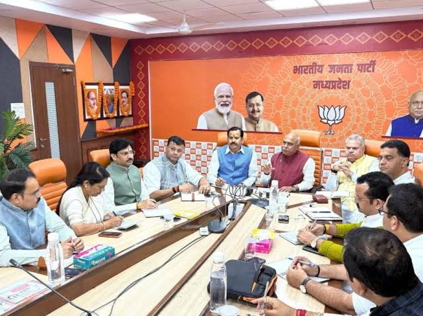 बीजेपी अध्यक्ष हेमंत खंडेलवाल की दिन भर चली गुप्त मीटिंग प्रदेश कार्यालय में रहा सन्नाटा