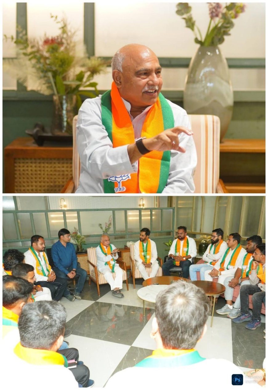 कम शब्दों में बीजेपी अध्यक्ष हेमंत खंडेलवाल ने सोशल मीडिया विभाग के संभाग प्रभारियों से कही बड़ी बात