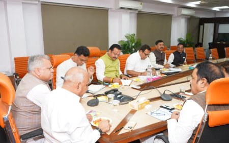 भाजपा के स्थापना दिवस पर 18 जिलों के कार्यालय का होगा भूमिपूजन प्रदेश कार्यालय में हुई बैठक में बनी रणनीति