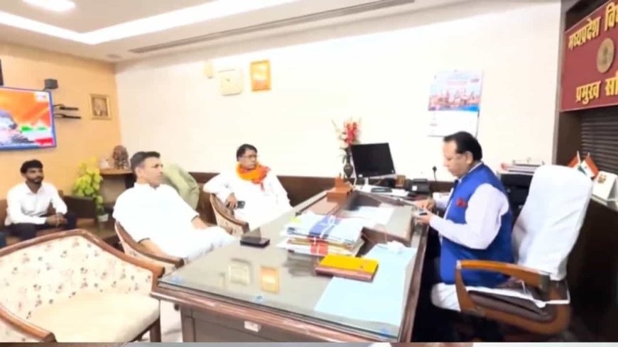 राजेन्द्र भारती को बचाने की कवायद या फिर राज्य सभा सीट बचाने का टेंशन रात में विधानसभा पहुंचे पीसीसी चीफ पटवारी