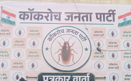 'कॉकरोच पार्टी' अब बिगाड़ेगी बड़ी पार्टियों का खेल पार्टी के पदाधिकारी बोले हम पॉलिटिकल पार्टी नहीं