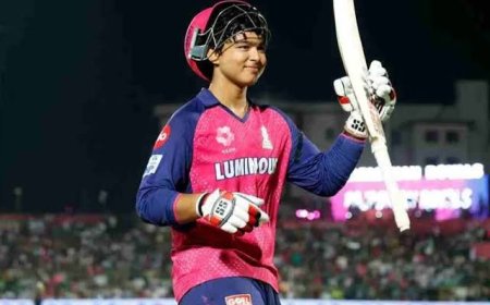 SRH vs RR: वैभव सूर्यवंशी का तूफान, 29 गेंद में 97 रन  12 छक्कों से तोड़ा गेल का महारिकॉर्ड
