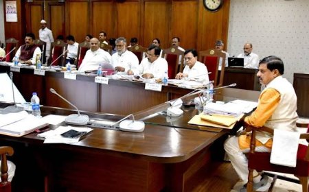 मंत्रियों के साथ 'मंथन' करेंगे सीएम मोहन यादव विभागों के रोडमैप पर करेंगे चर्चा राजधानी के बाहर लगेगी क्लास