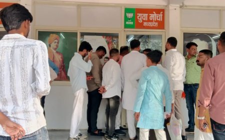 भाजपा युवा मोर्चा जहां सिर्फ 'शक्ति' का प्रदर्शन स्वागत करना और स्वागत करवाना दो ही काम बचा है बांकी हकीकत मुखबिर पर पढ़िए