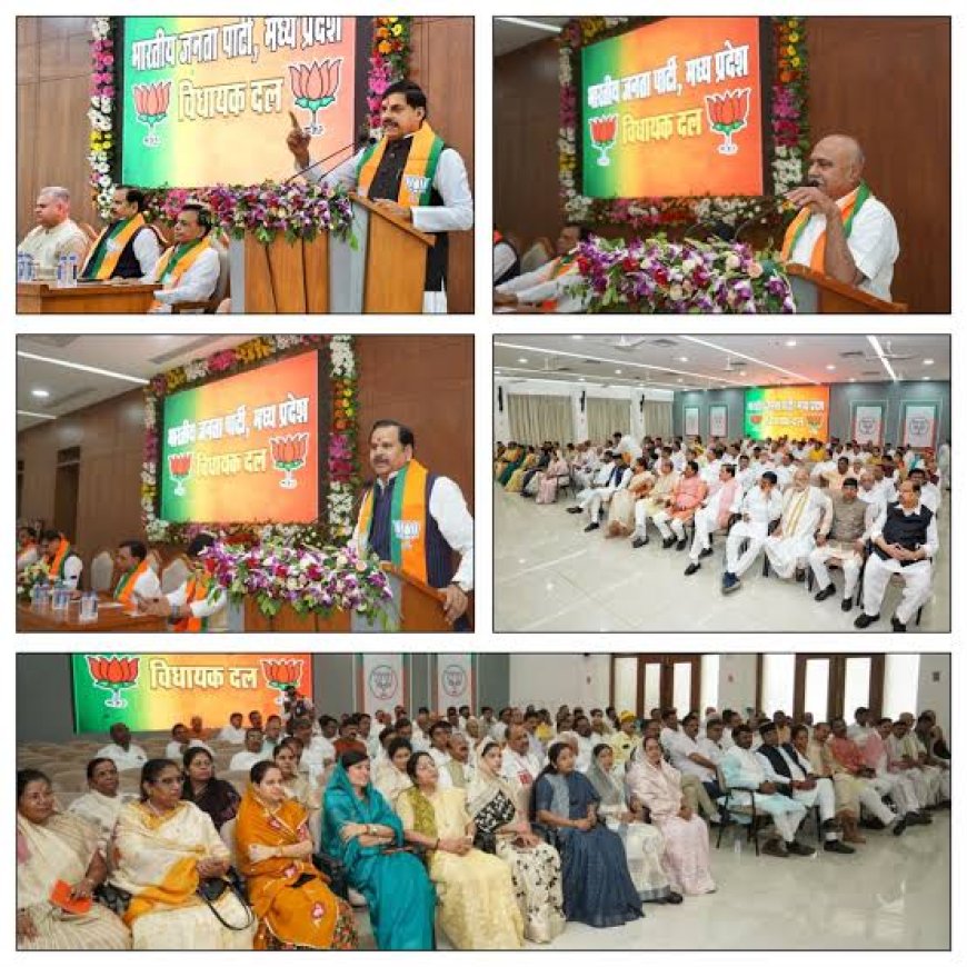 पोहा जलेवी से शुरु हुई सीएम हाउस में विधायक दल की बैठक में सभी विधायकों को आस-पास रहने का मिला निर्देश