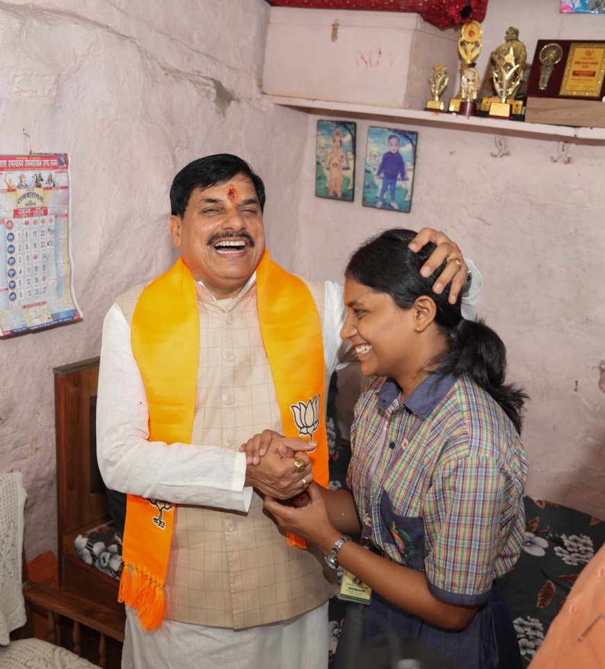 मोहन के मोह 'जाल' में भीमनगर झुग्गी के रहवासी सीएम यादव का दिखा अनोखा रुप