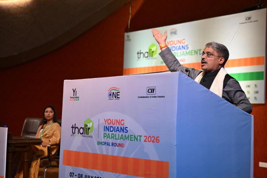 विधानसभा में यंग इंडियंस पार्लियामेंट का आयोजन राज्यसभा सांसद रजनीश अग्रवाल ने युवाओं को किया संबोधित