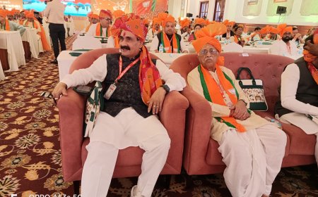 बीजेपी कार्यसमिति की बैठक में शामिल हुए पूर्व गृह मंत्री डॉक्टर नरोत्तम मिश्रा