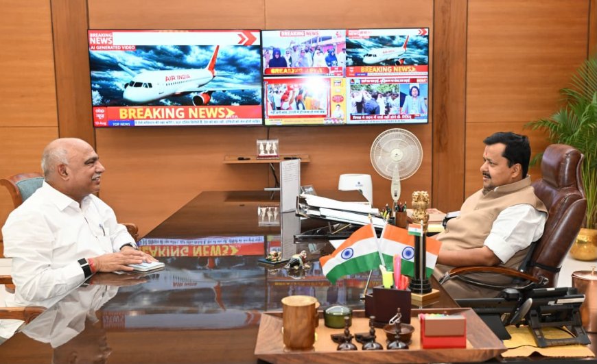 दतिया चुनाव हारने के बाद पहली बार मिले मप्र बीजेपी के अध्यक्ष हेमंत खंडेलवाल और राष्ट्रीय अध्यक्ष नितिन नबीन